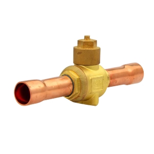 NBV07-S NBV07-S Ndl Ball Valve 7/8" sweat ball valve w/ Schrader from JBIND