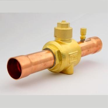 NBV09-S NBV09-S Ndl Ball Valve 1-1/8" sweat ball valve w/ Schrader from JBI