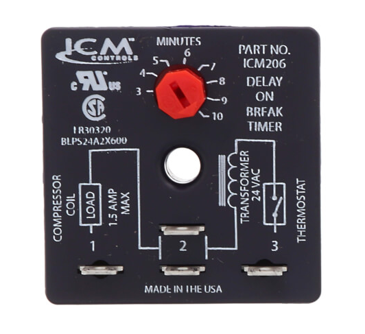 ICM206 ICM206 International Control & MEAS. 18-30Vac Delay-On-Break from Bu