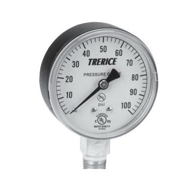 800B4002LA30/30 800B4002LA30/30 Trerice Pressure gauge, 4.0" diameter, from