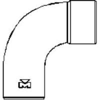 W2359 W2359 Ndl Industries Copper sweat 90 street elbow 2-1/8 from MUELLERI